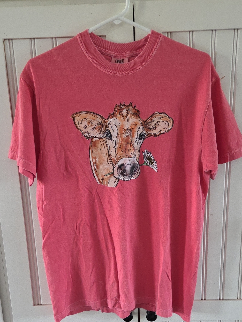 Comfort Colors Womens Cow Tshirt M